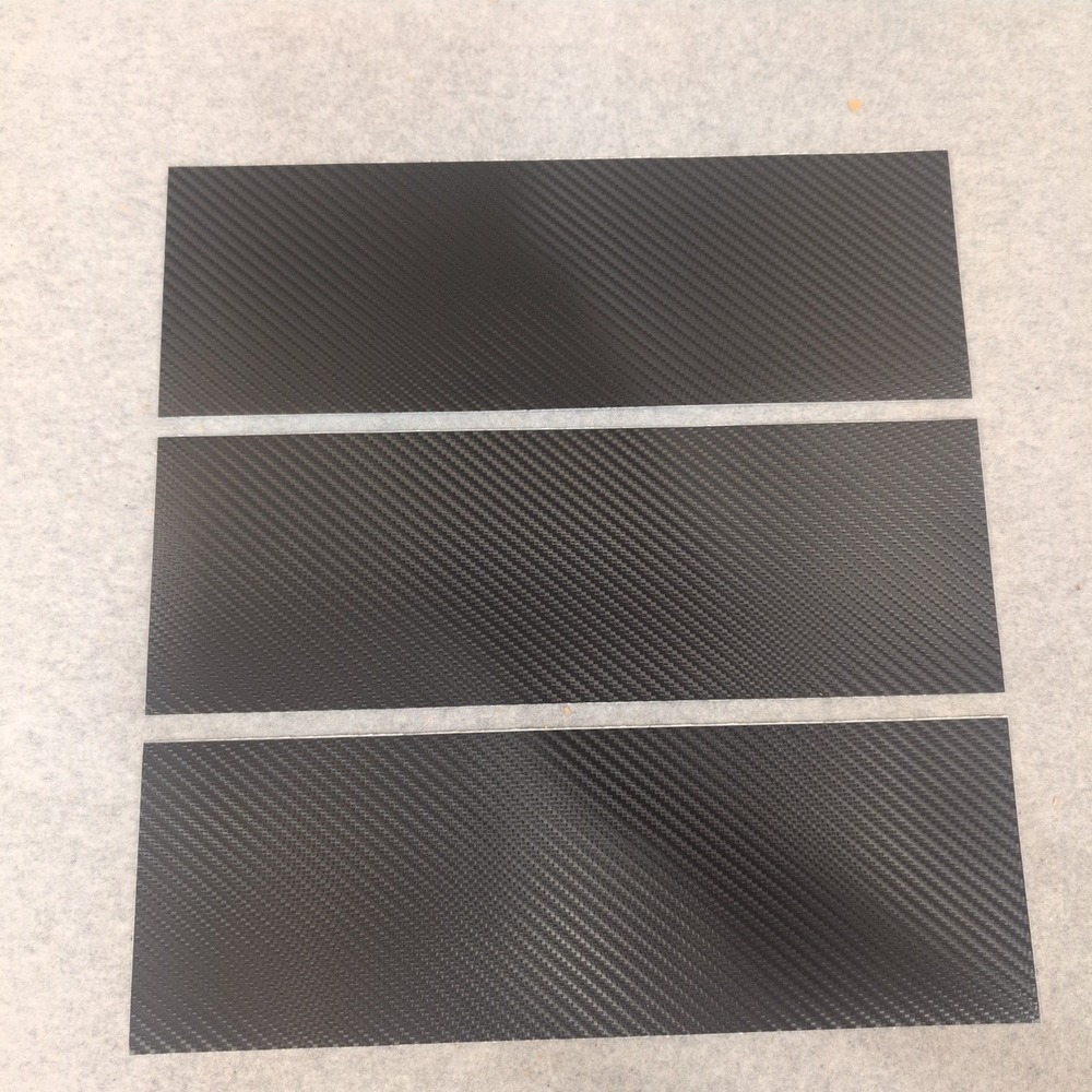 3M Wrap Film Series 2080 Black Carbon Fiber CFS12 Vinyl Detailing Strips 3pc 12"